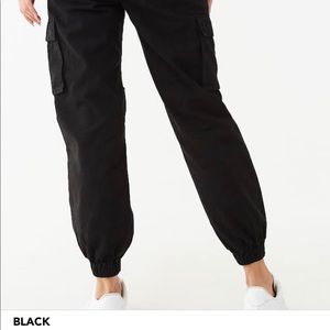 Black cargo pants